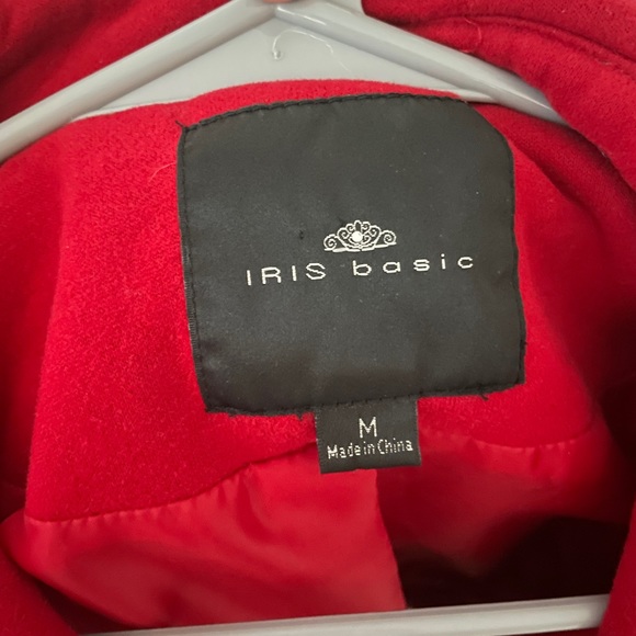 Red Pea Coat - Picture 3 of 3